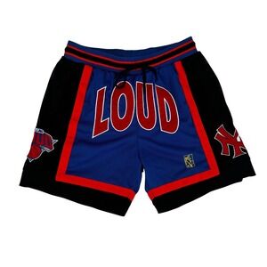 Rolling Loud Basketball Mesh Shorts Mens‎ XL Blue Black Red NY Festival Merch